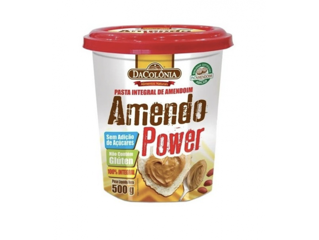 Manteca de mani 500 grs sin azucar Da colonia