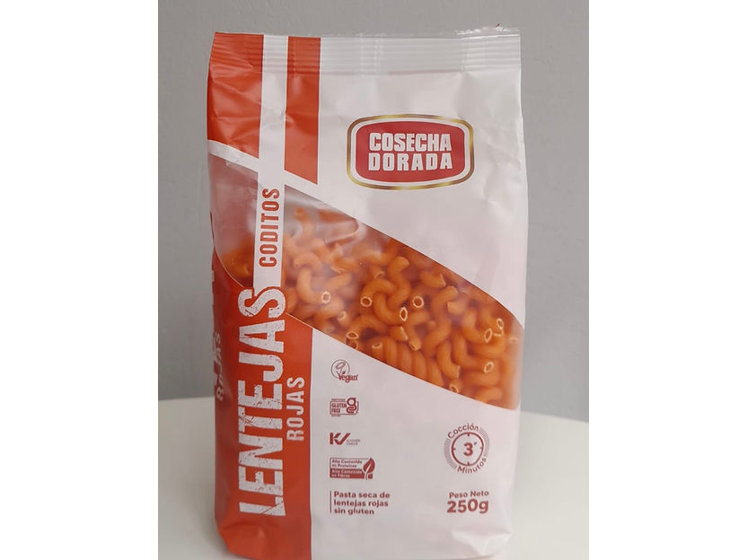 Coditos de lentejas 250 grs