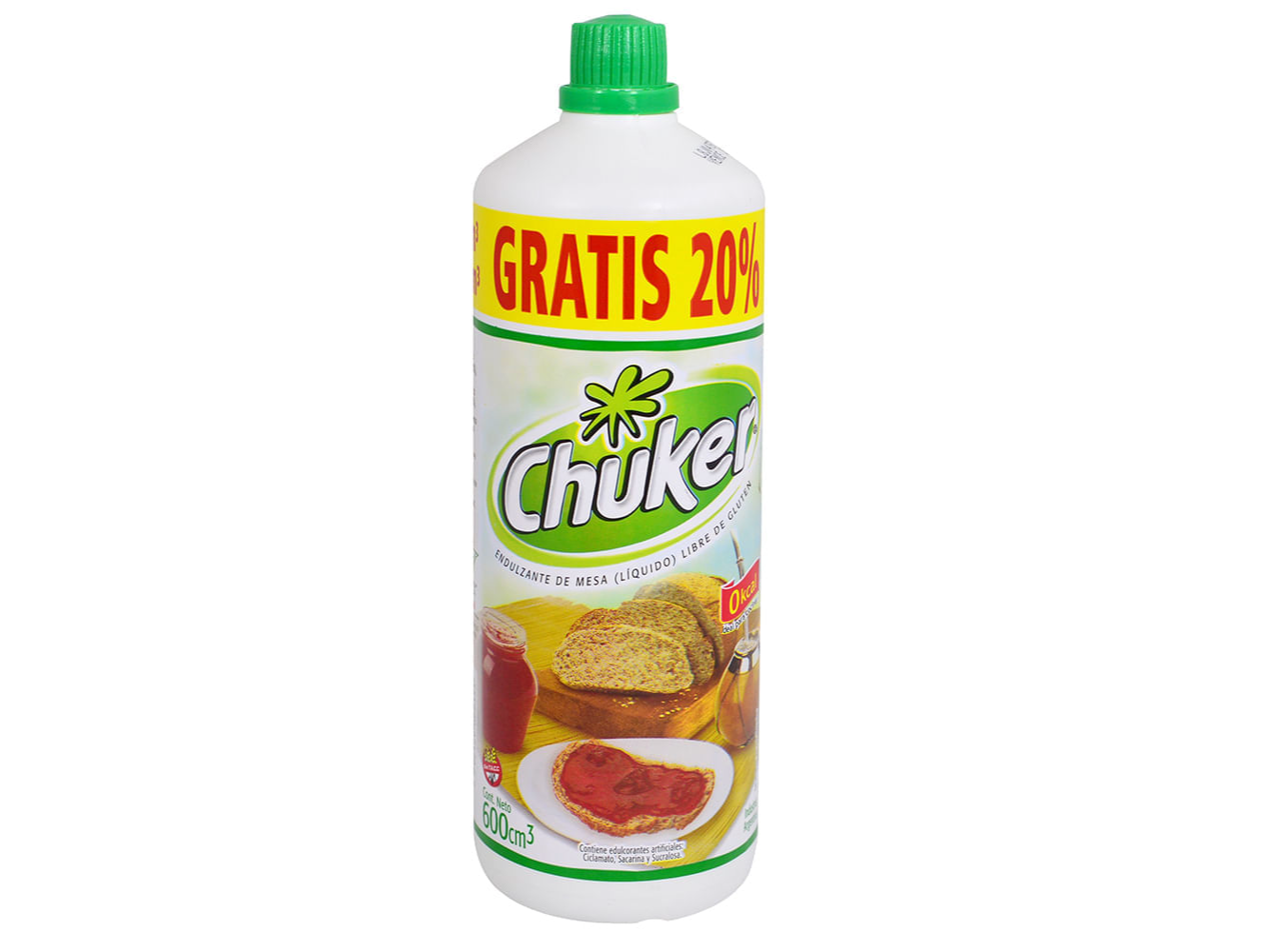 Chuker edulcorante 600 ml