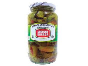 HONGOS EN ESCABECHE FRASCO VIDRIO 580 GRS