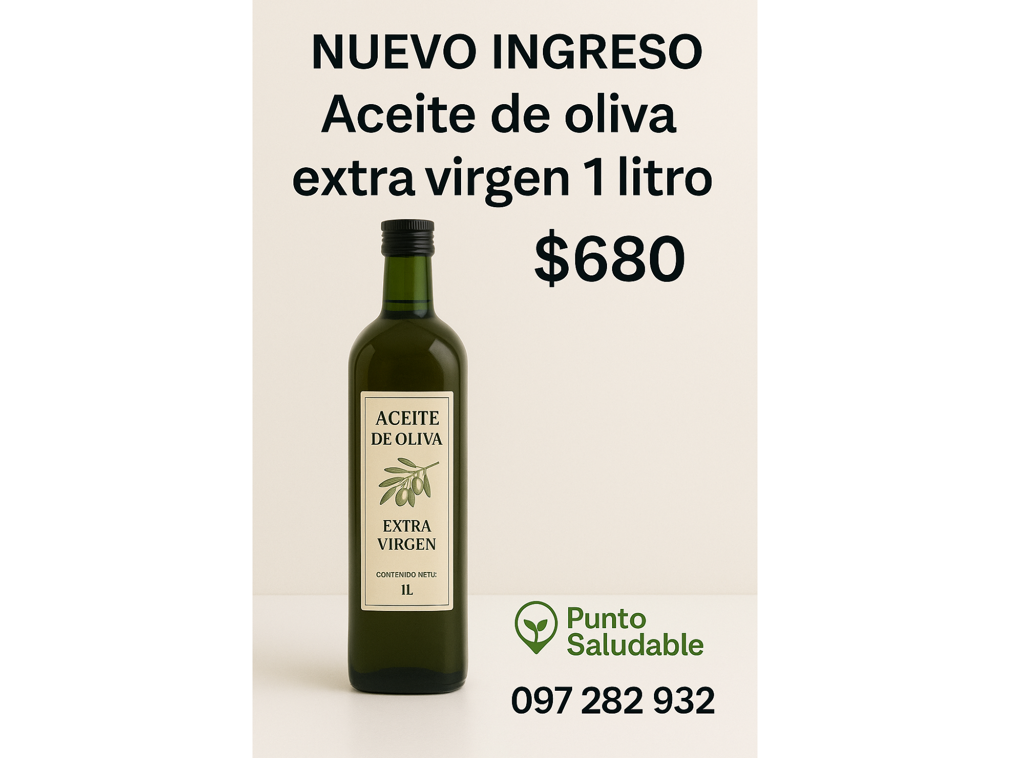 Aceite oliva extra virgen 1 litro
