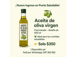 Aceite de oliva virgen fracciónado 500 ml