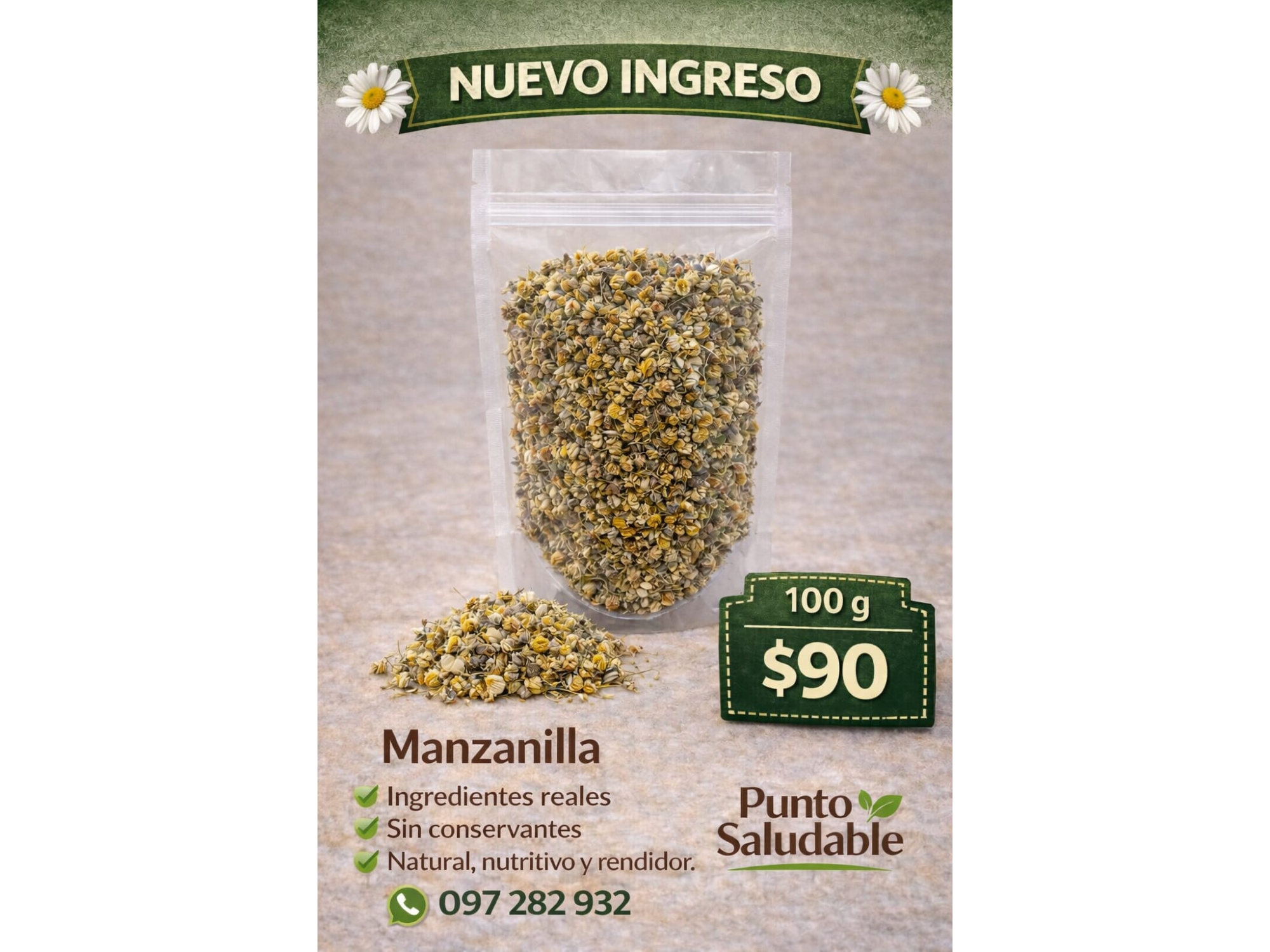 Manzanilla 100gr