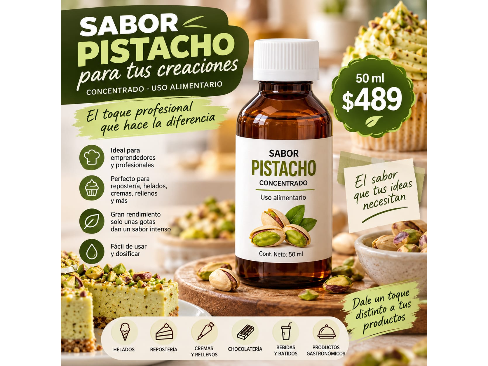 Esencia de Pistachos 50ml