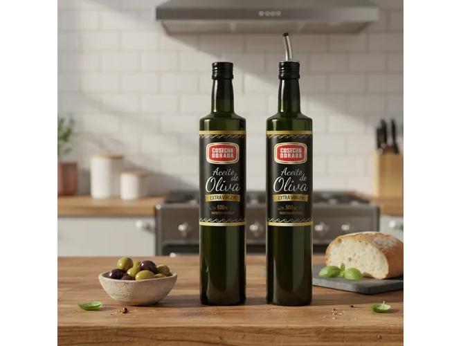 Aceite de oliva 500ml (Presentación Vidrio)