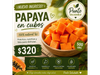 PAPAYA EN CUBOS 500GS