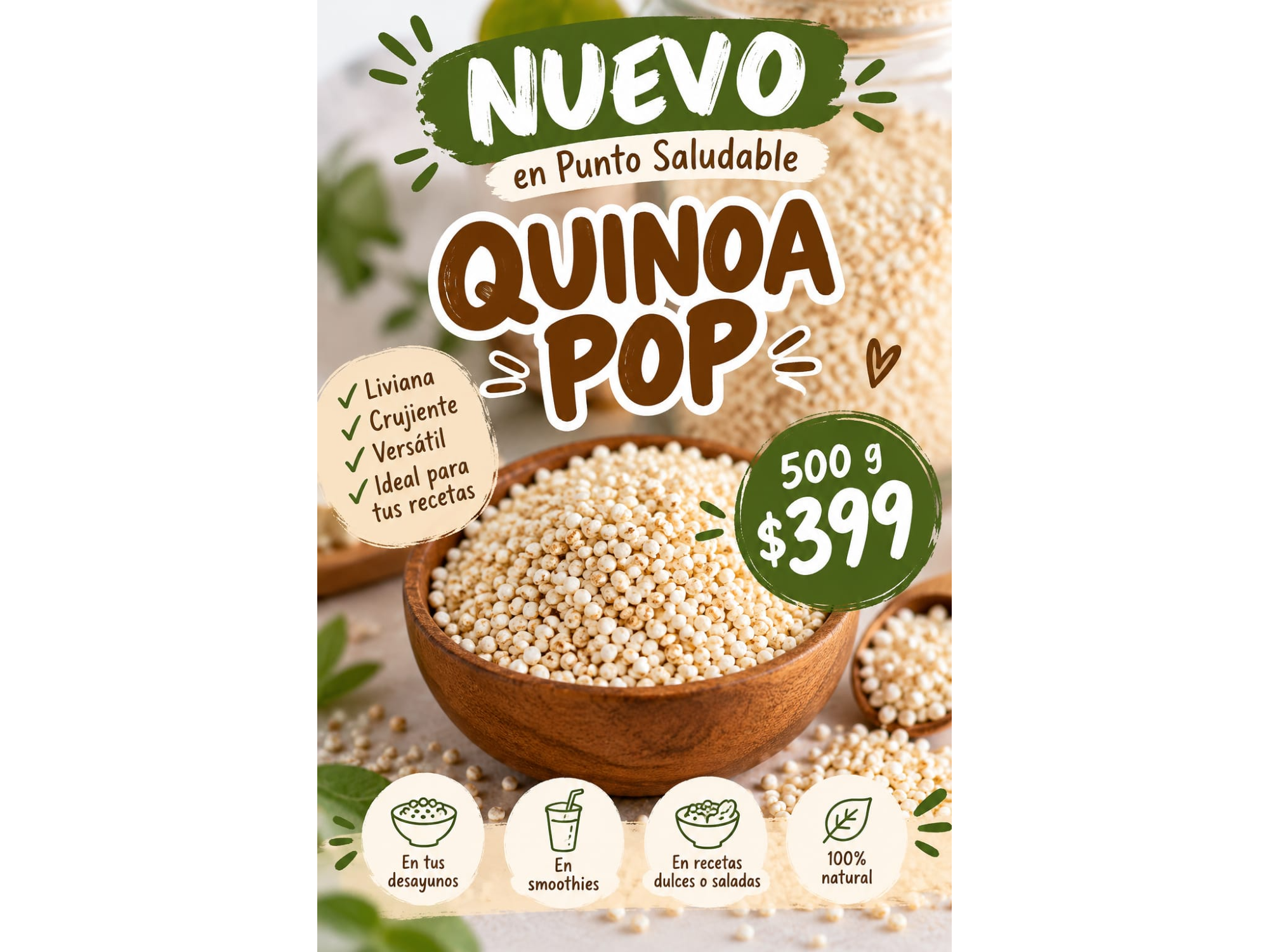 Quinoa Pop 500gr