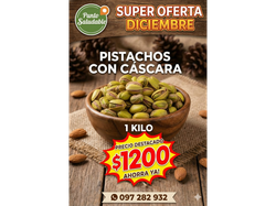 Pistachos con cascara 1kg