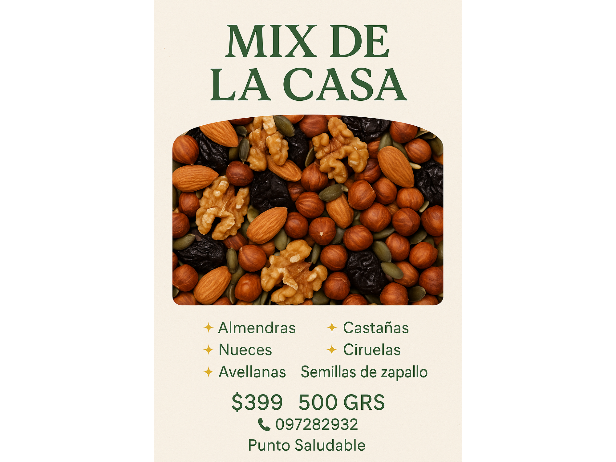 Mix de la casa 500 grs