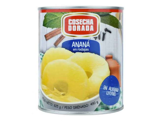 Anana en almibar 800 grs