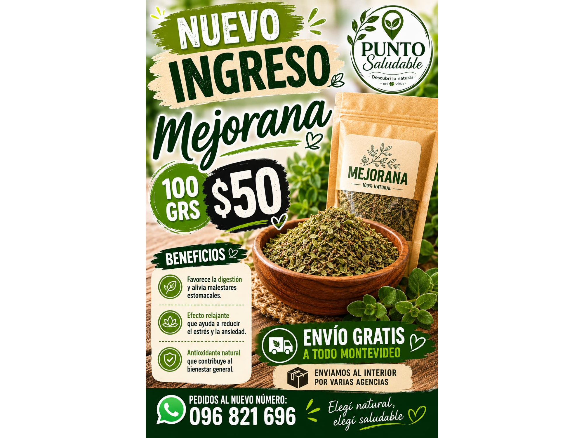 Mejorana 100gr