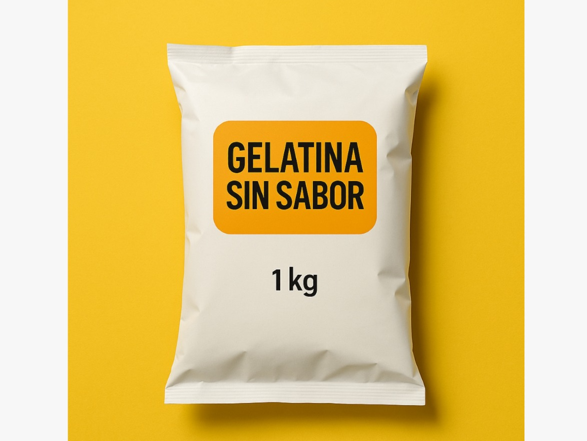 Gelatina sin sabor x 1 kilo