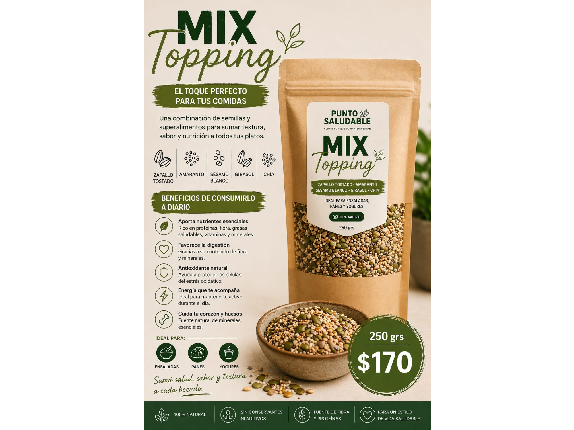 Mix Topping 250gr