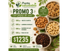 Promo 3 con pasas de uvas $1235