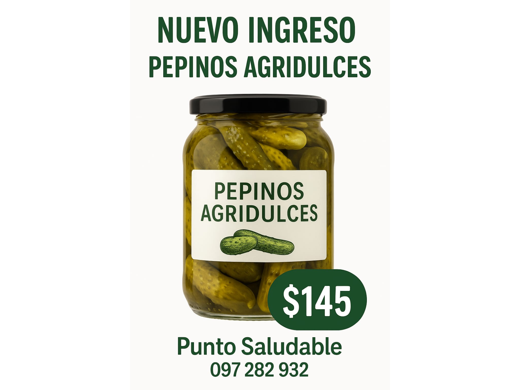 Pepino Agridulce 530gr