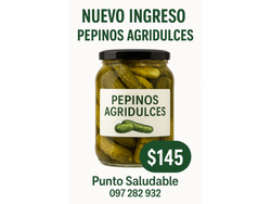 Pepino Agridulce 530gr