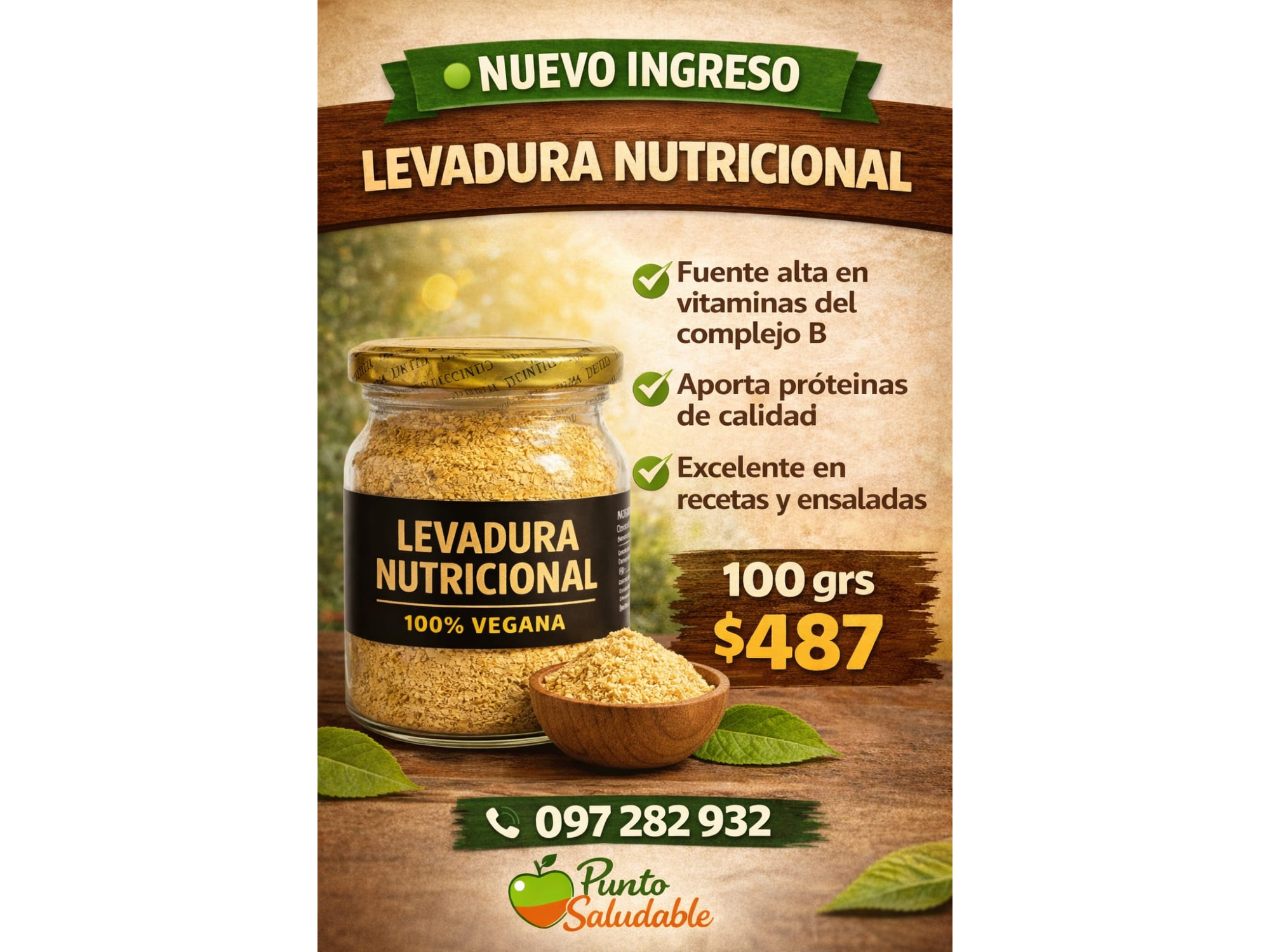 Levadura Nutricional 100gr