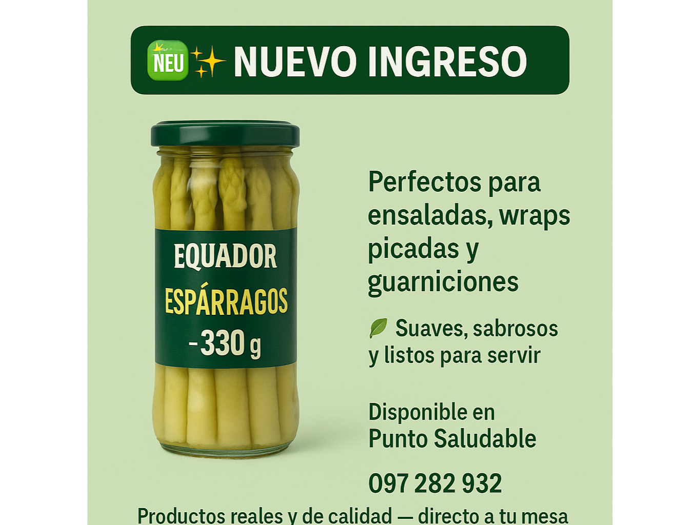 Espárragos 330 grs