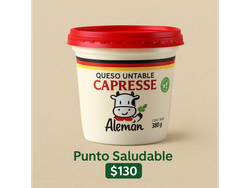 Queso crema el aleman 380 grs capresse