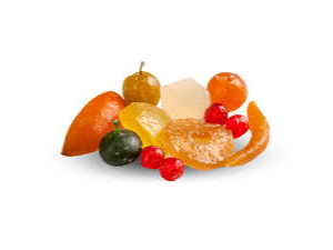 fruta glaseada 500 grs entera