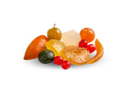 fruta glaseada 500 grs entera