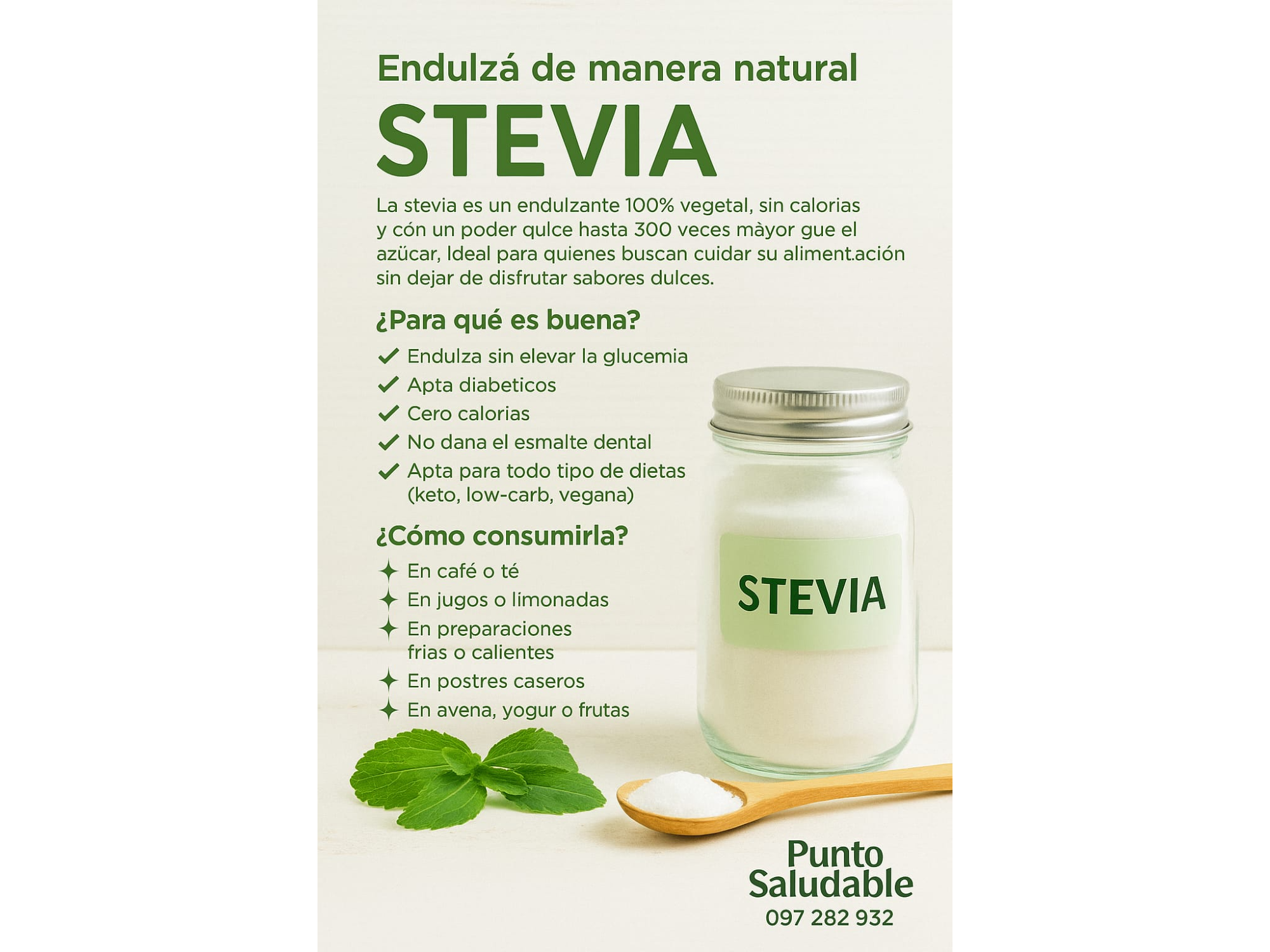 Stevia 1 a 1 500gr