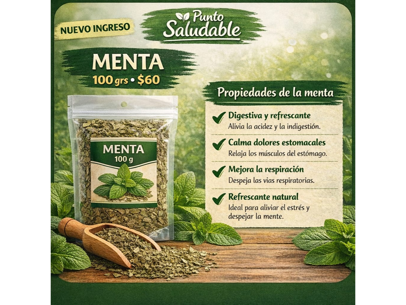 Menta 100gr