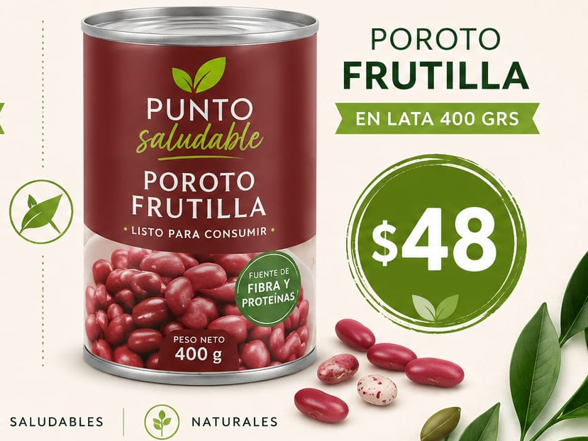 Poroto Frutilla lata 400gr