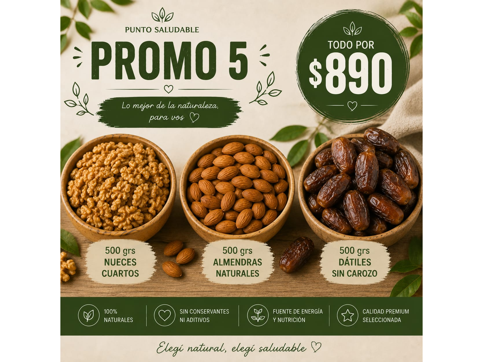 PROMO 5 $890