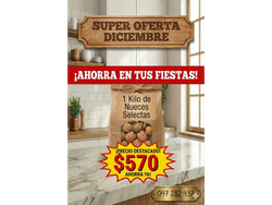 Nueces en cuartos 1kg
