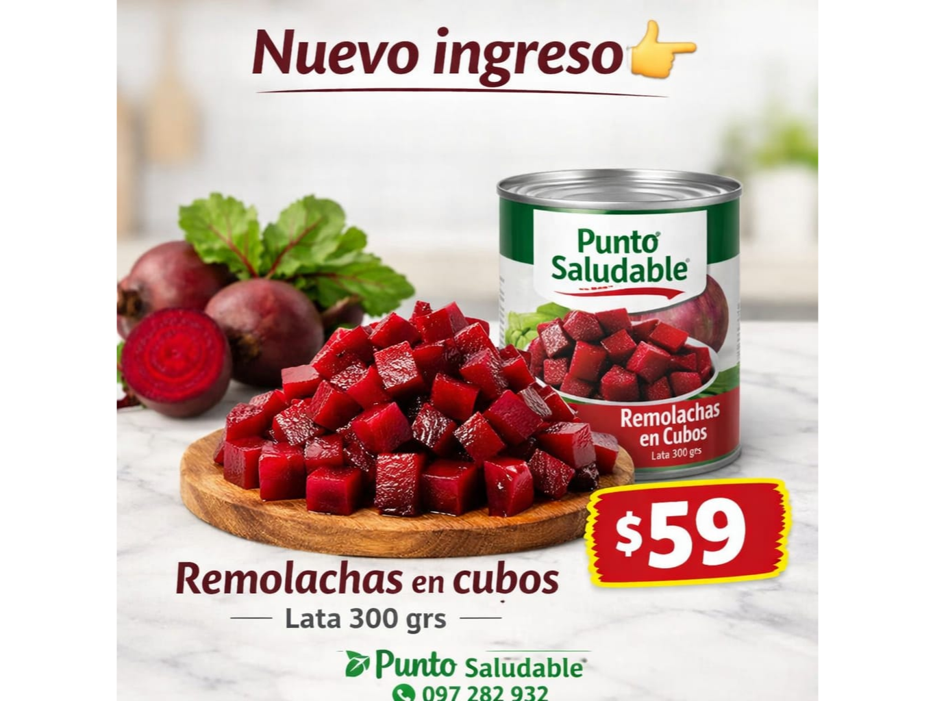 Remolacha en Cubos 300gr
