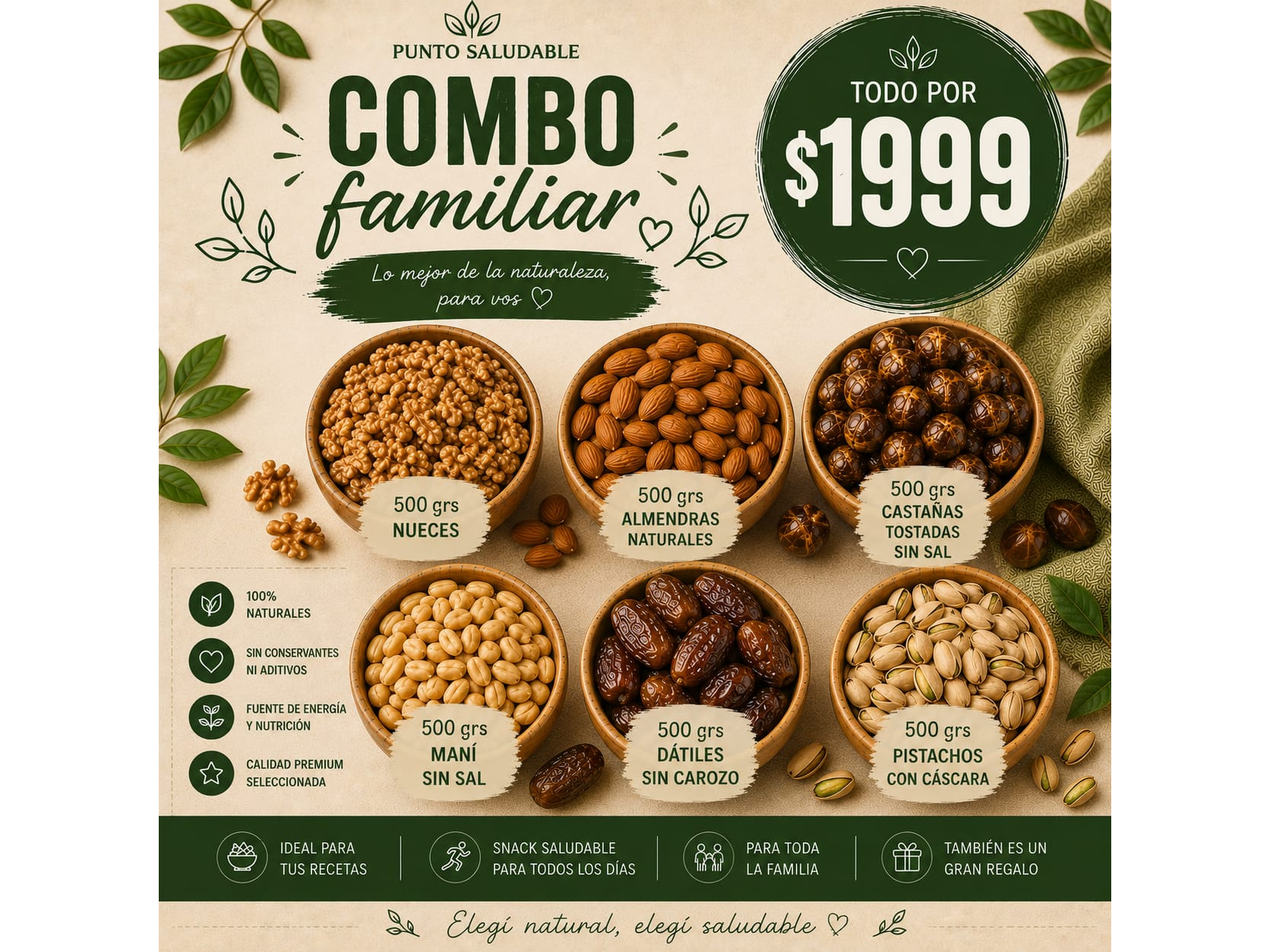 Combo Familiar $1999