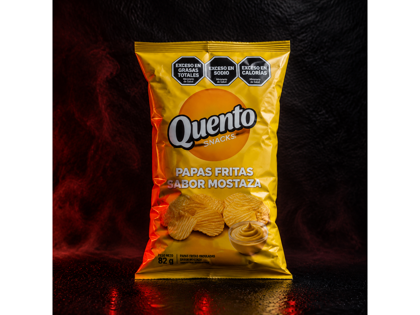 Quento Papas sabor Mostaza