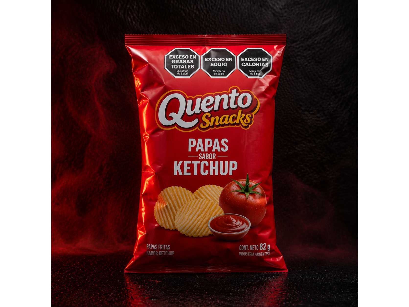 Quento Papas sabor Ketchup