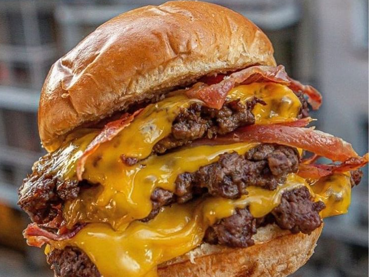 Bacon Cheddar Triple