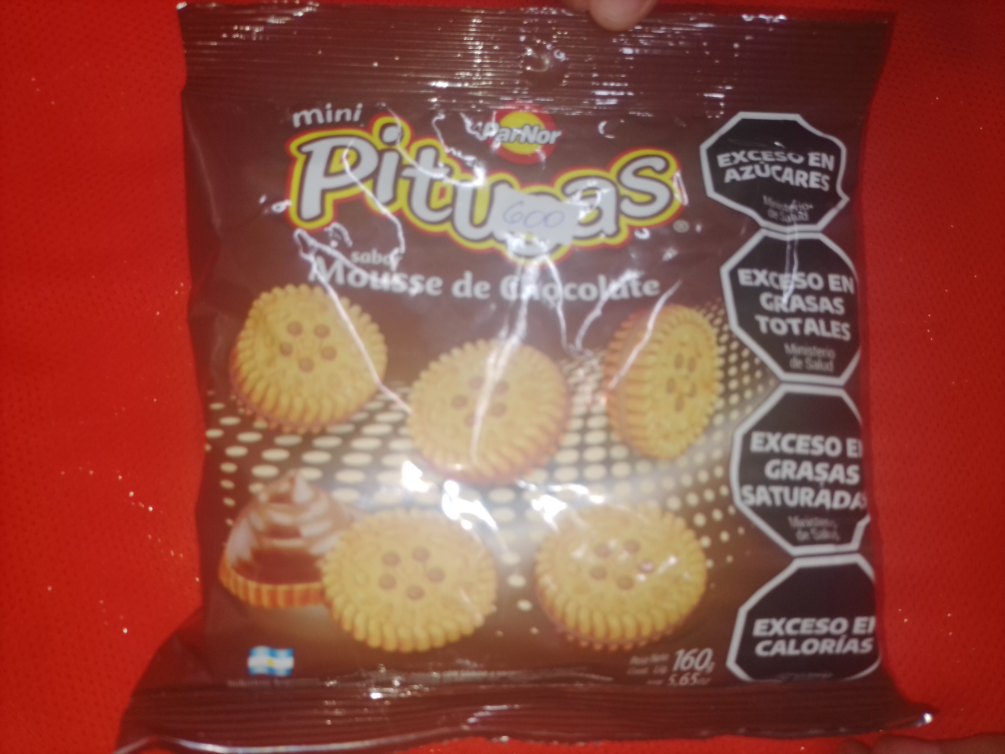 ParNor Mini Pitusas sabor Mousse de Chocolate