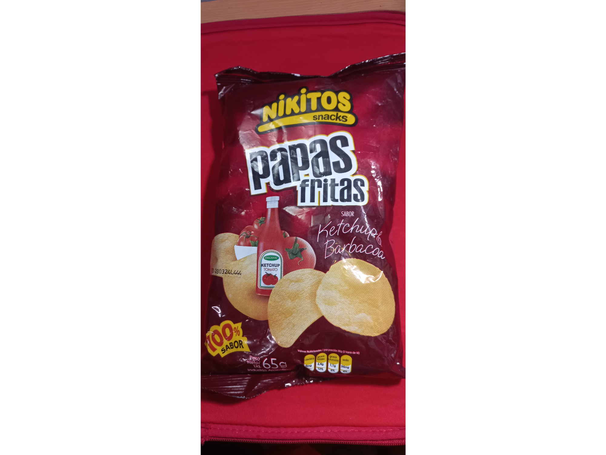 papas nikitos de ketchup y barbacoa