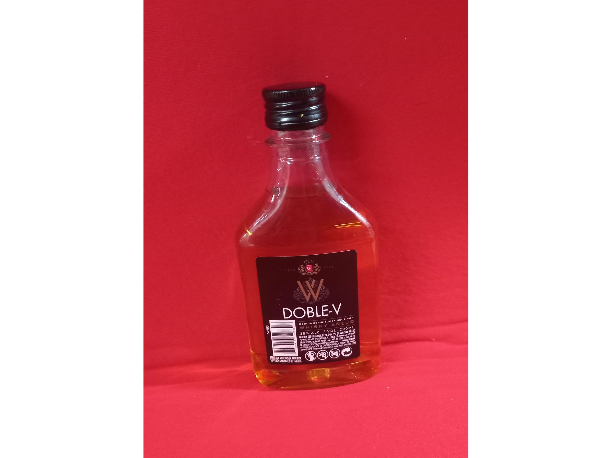 Whisky añejo doble v 200 ml