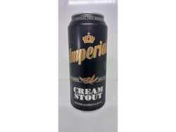 Lata Imperial cream stout 473cm³