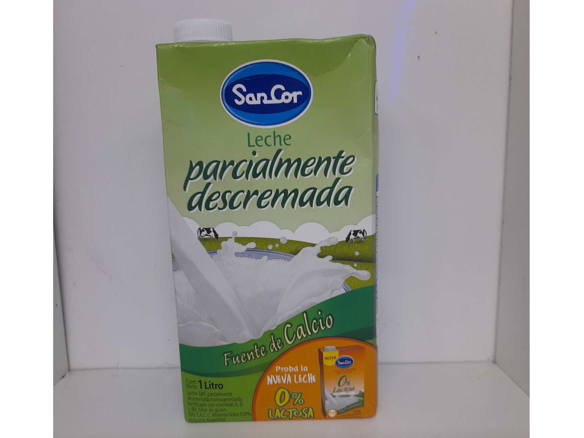 Leche parcialmente descremada 1l