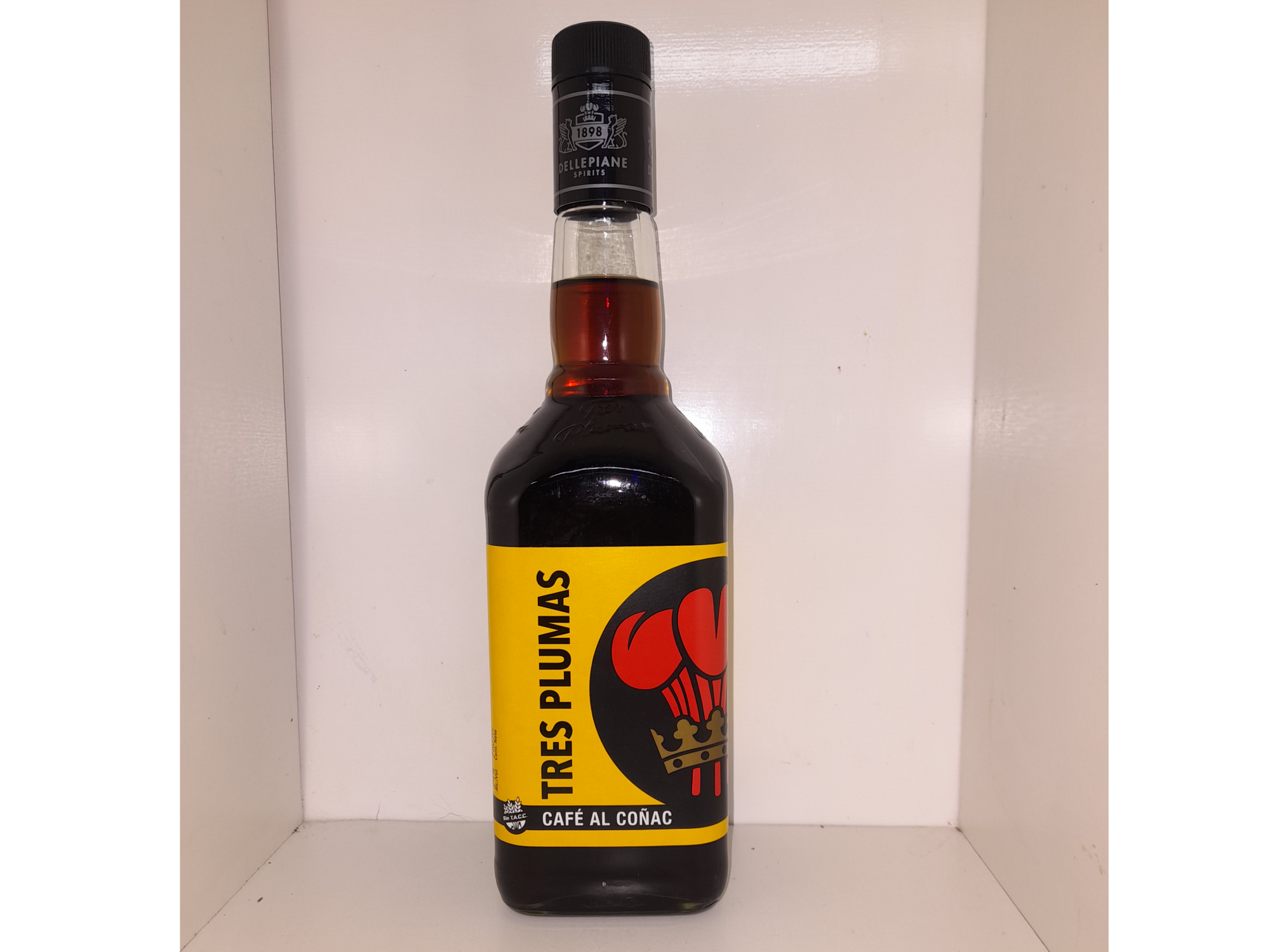 Tres plumas café al coñác 750ml