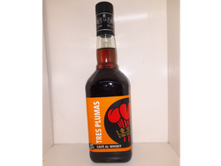 Tres plumas café al whisky 750ml