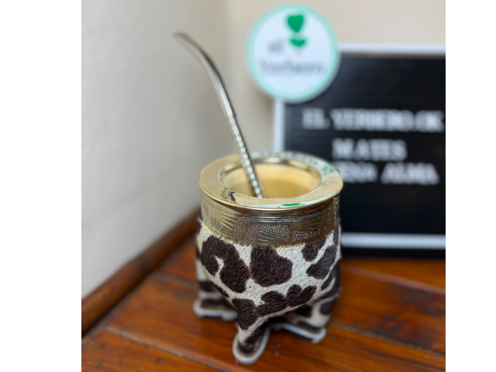 Mate imperial animal print+ bombilla (diseño a elección)