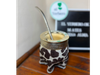 Mate imperial animal print+ bombilla (diseño a elección)