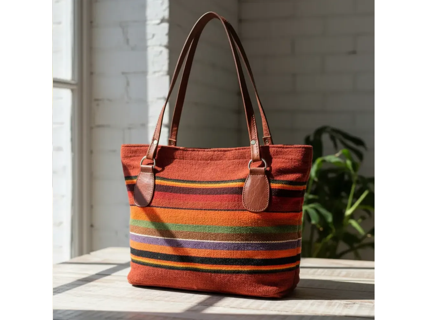 bolso/ cartera guayabo norteño y cuero