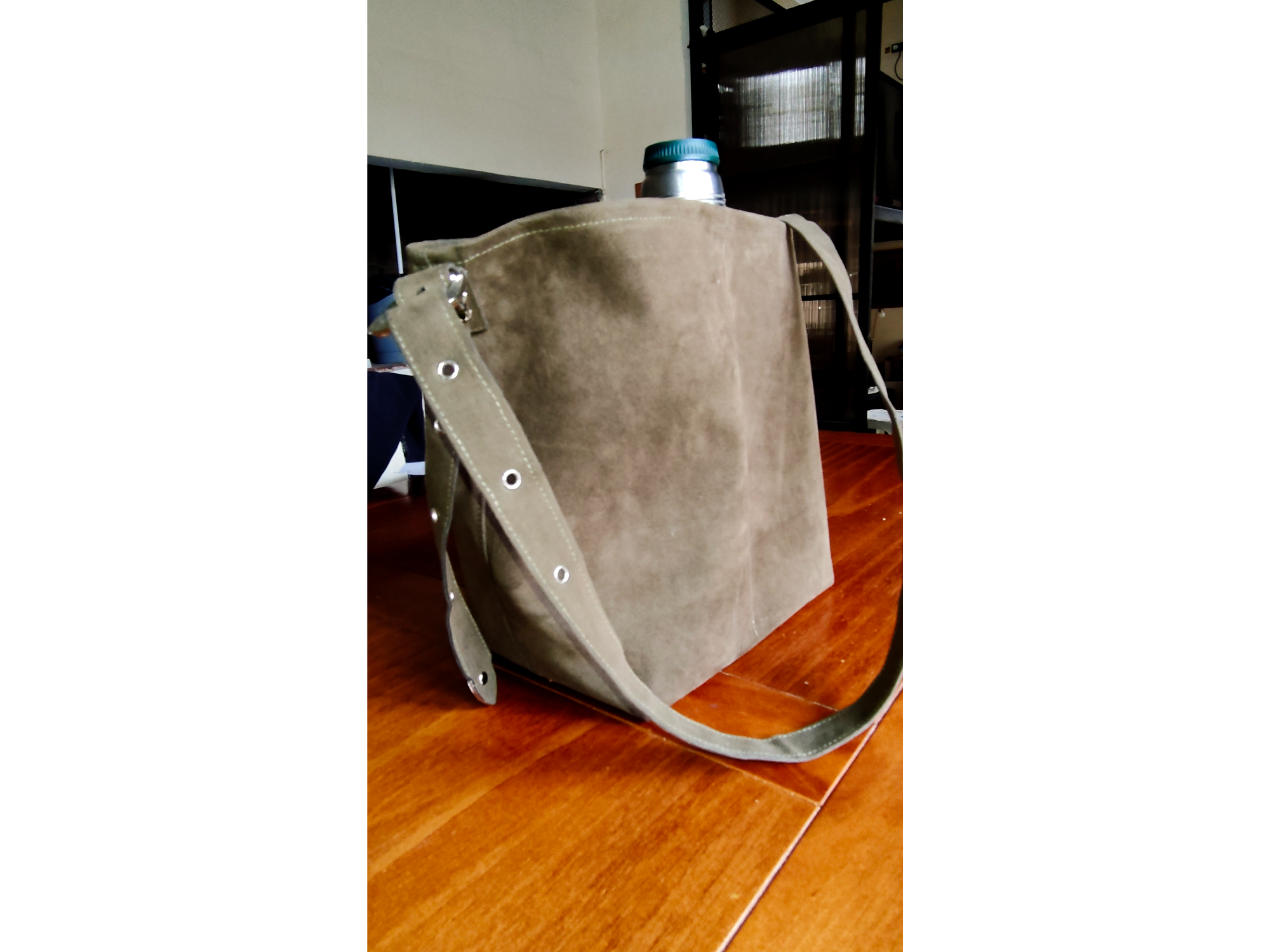 Bolso matero gamuza