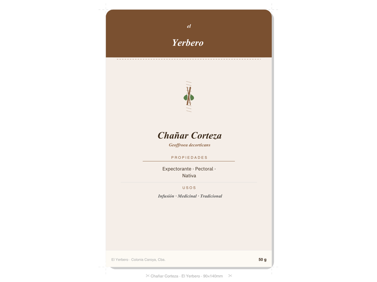 CHAÑAR CORTEZA