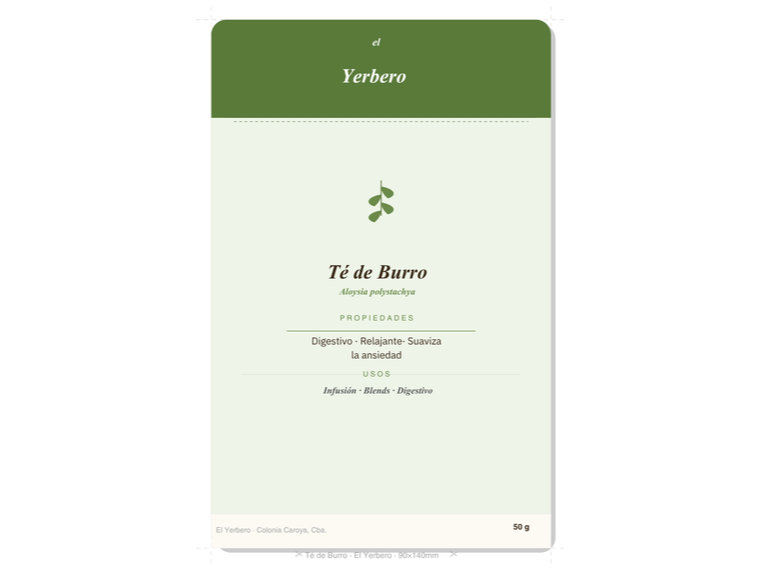TÉ DE BURRO