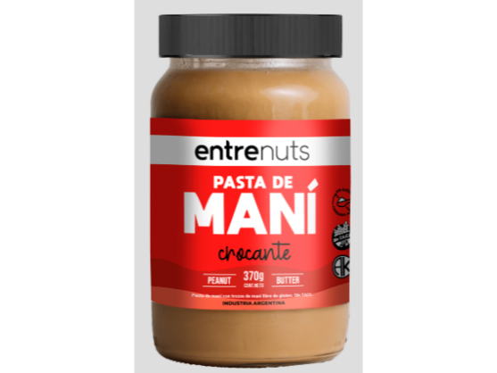 Pasta de mani Entrenuts Crocante 370 gr