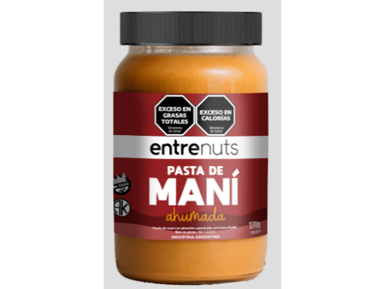Pasta de maní Entrenuts Ahumada 370 gr